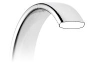 Cut out of a double comfort profile wedding ring